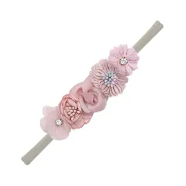 Бебешка Лента за Глава Five Flowers Бебешка Лента за Глава Five Flowers