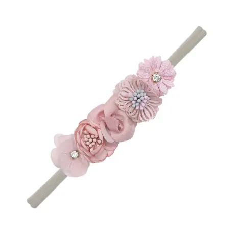 Бебешка Лента за Глава Five Flowers Бебешка Лента за Глава Five Flowers