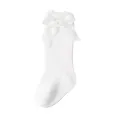 Бели Бебешки Чорапки с Панделка Cotton