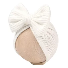 Плетен Бебешки Тюрбан с Панделка 