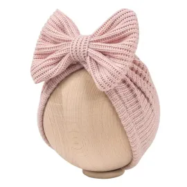 Плетен Бебешки Тюрбан с Панделка 
