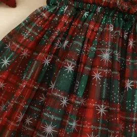 Коледна Рокля с Тюл Let It Snow