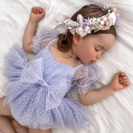 Бебешка Боди Рокля Lilac Бебешка Боди Рокля Lilac