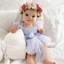 Бебешка Боди Рокля Lilac Бебешка Боди Рокля Lilac