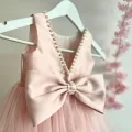 Официална Бебешка Рокля с Тюл Pink Queen
