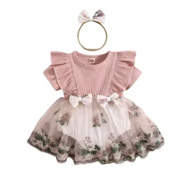 Боди Рокля с Дантела Olive Pink Summer  Боди Рокля с Дантела Olive Pink Summer