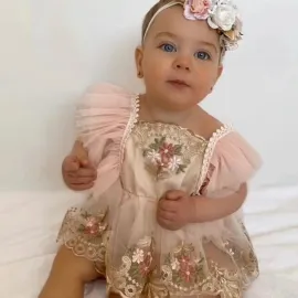 Боди Рокля с Тюл Floral Summer Боди Рокля с Тюл Floral Summer