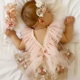 Боди Рокля с Тюл Floral Summer Боди Рокля с Тюл Floral Summer