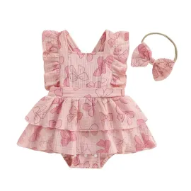 Памучно Бебешко Боди Summer Ribbon Памучно Бебешко Боди Summer Ribbon