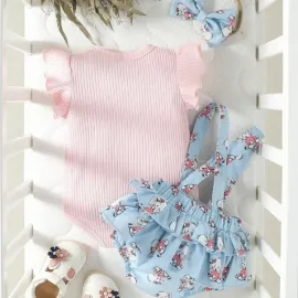 Бебешки комплект Sweet Elephant - Blue Бебешки комплект Sweet Elephant - Blue