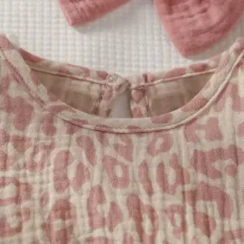 Бебешко Памучно Боди с Леопардова Шарка Бебешко Памучно Боди с Леопардова Шарка