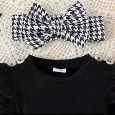 Бебешки Комплект с Чорапки 3 в 1 Black