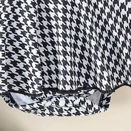 Боди рокля 3 в 1 – черно боди с пола, лента и чорапки