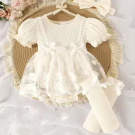 Комплект Боди Рокля 3 в 1 Queeny Комплект Боди Рокля 3 в 1 Queeny