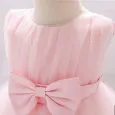 Официална Детска Рокля с Тюл Elizabet Pink