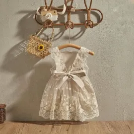 Бебешка Рокля с Дантела Mary 2 Бебешка Рокля с Дантела Mary 2