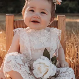 Бебешка Рокля с Дантела Mary 2 Бебешка Рокля с Дантела Mary 2