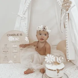 Бебешка Рокля с Тюл Milk With Coffee 