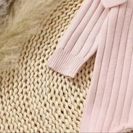 Плетен Ромпър Just Baby Pink Плетен Ромпър Just Baby Pink