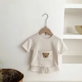 Спортно Елегантен Комплект за Момче Love Bear Beige