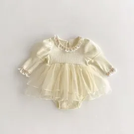 Боди Рокля с тюл Cream Боди Рокля с тюл Cream