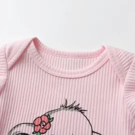 Бебешки Комплект в Сиво и Розово Elephant Бебешки Комплект в Сиво и Розово Elephant