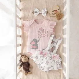 Бебешки Комплект 3 в 1 Sweet Elephant Бебешки Комплект 3 в 1 Sweet Elephant