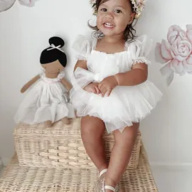 Бебешка Боди - Рокля с Тюл White Magic Бебешка Боди - Рокля с Тюл White Magic