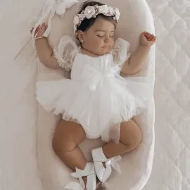 Бебешка Боди - Рокля с Тюл White Magic Бебешка Боди - Рокля с Тюл White Magic