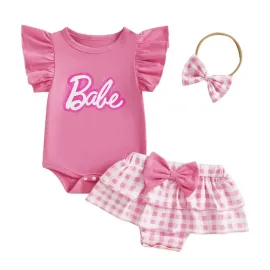 Памучен Бебешки Комплект  Barbie  Памучен Бебешки Комплект  Barbie