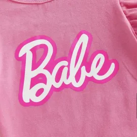 Памучен Бебешки Комплект  Barbie  Памучен Бебешки Комплект  Barbie