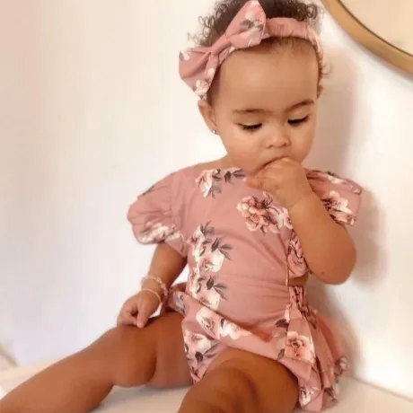 Бебешко Боди Cute Rosses - Pink
