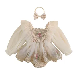 Бебешка Боди-рокля Floral Summer - Long Бебешка Боди-рокля Floral Summer - Long