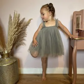 Рокля с Тюл Gray Рокля с Тюл Gray