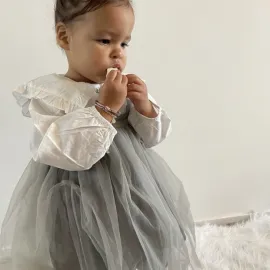 Рокля с Тюл Gray Рокля с Тюл Gray