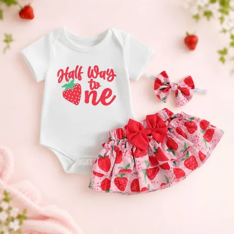 Бебешки Комплект Mini Strawberry