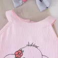 Летен бебешки комплект със слонче и лента за глава Pink elephant Летен бебешки комплект със слонче и лента за глава Pink elephant