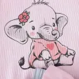 Летен бебешки комплект със слонче и лента за глава Pink elephant Летен бебешки комплект със слонче и лента за глава Pink elephant