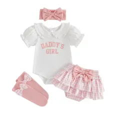 Комплект 4 в 1 Daddy’s Girl – боди с пола и аксесоари