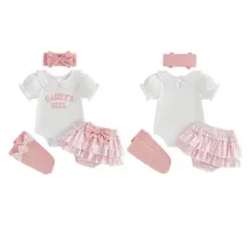 Комплект 4 в 1 Daddy’s Girl – боди с пола и аксесоари