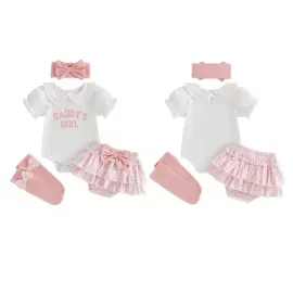 Комплект 4 в 1 Daddy’s Girl – боди с пола и аксесоари