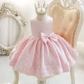 Официална детска рокля Corolla в розов цвят