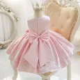 Официална детска рокля Corolla в розов цвят