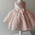 Официална детска рокля Corolla в розов цвят
