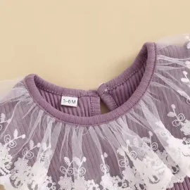 Бебешки Памучен Комплект Dark Purple Бебешки Памучен Комплект Dark Purple