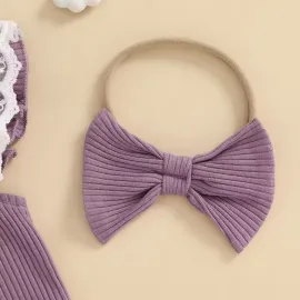 Бебешки Памучен Комплект Dark Purple Бебешки Памучен Комплект Dark Purple