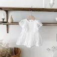 Бебешка Памучна Боди Рокля с Дантела Angel