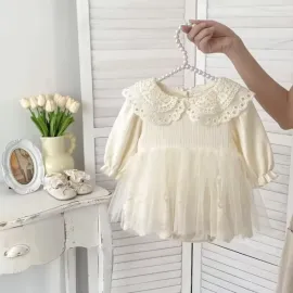 Бебешка Боди Рокля с Дантела Lilibet Бебешка Боди Рокля с Дантела Lilibet