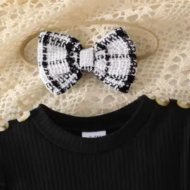 Бебешки Комплект 3 в 1 Black  White Boucle Бебешки Комплект 3 в 1 Black  White Boucle