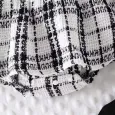 Бебешки Комплект 3 в 1 Black  White Boucle